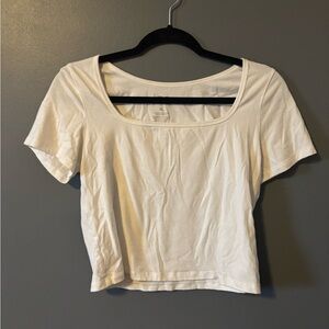 SO Women's White Crop Top